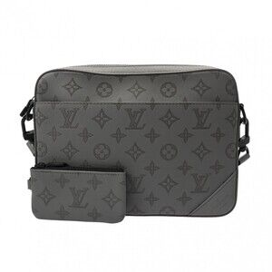 Louis Vuitton Monogram Shadow Black Duo Messenger Bag Shoulder